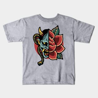 oni rose Kids T-Shirt
